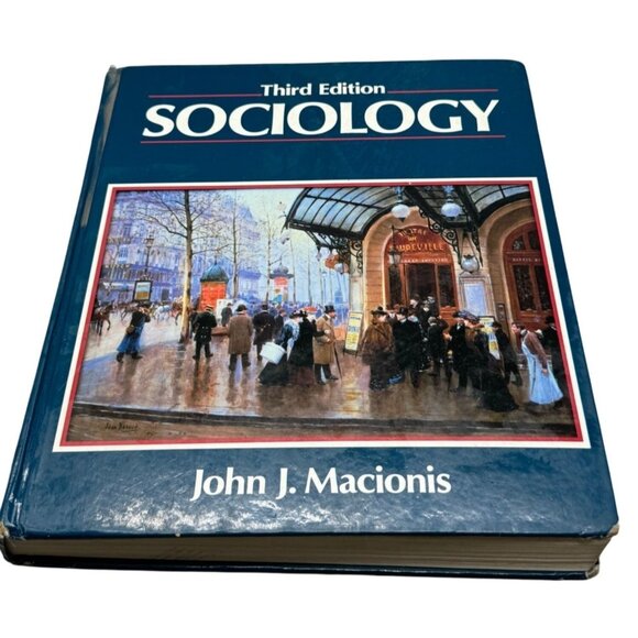 Sociology Third edition book hardcover 1991 english Prentice Hall 682pgs READ - Picture 1 of 6